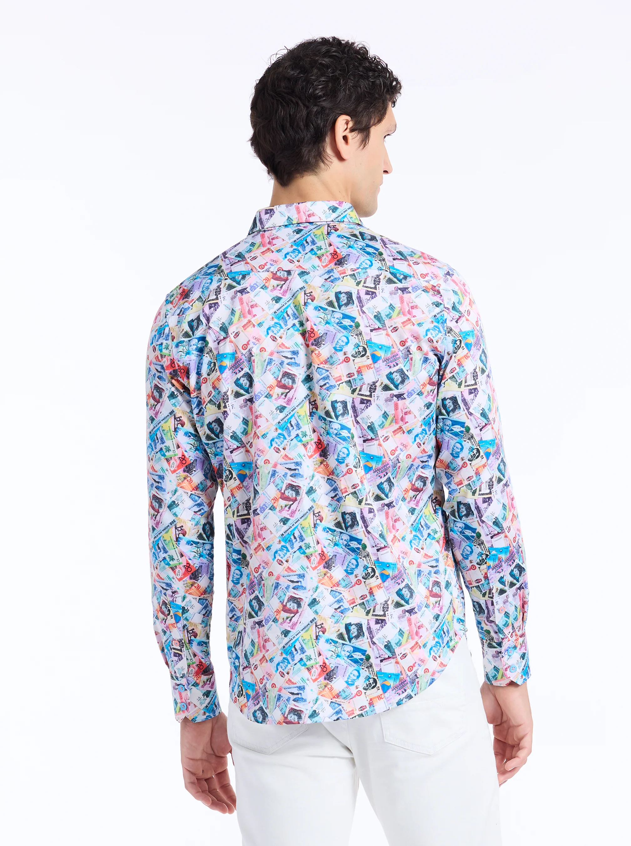 VACATION FUND LONG SLEEVE BUTTON DOWN SHIRT - Image 6