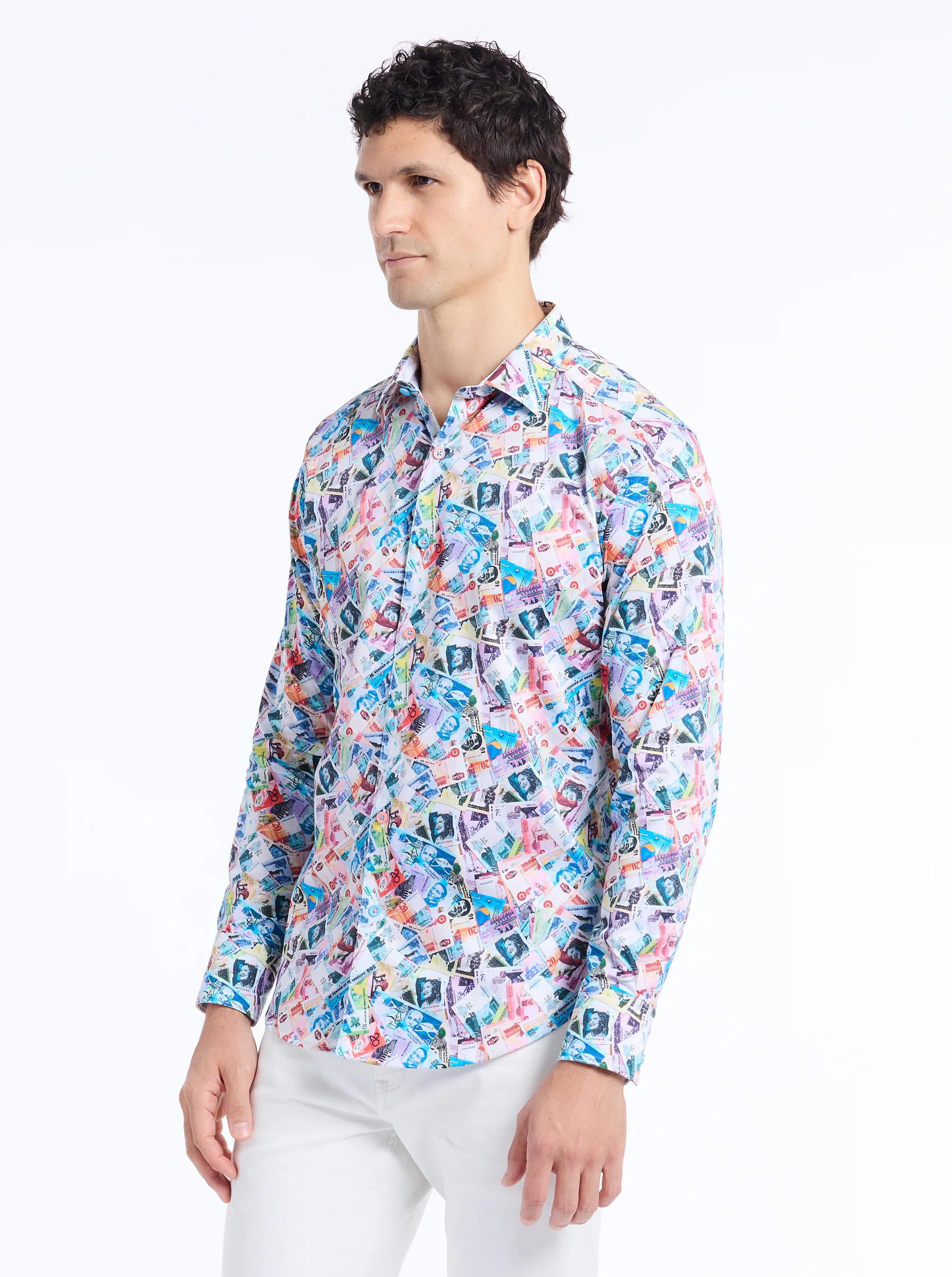 VACATION FUND LONG SLEEVE BUTTON DOWN SHIRT - Image 7