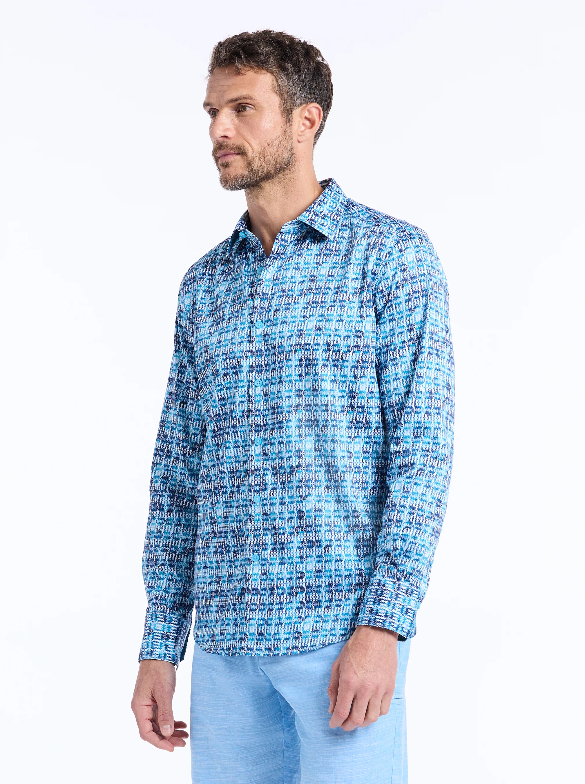 WESTMORELAND LONG SLEEVE BUTTON DOWN SHIRT - Image 6