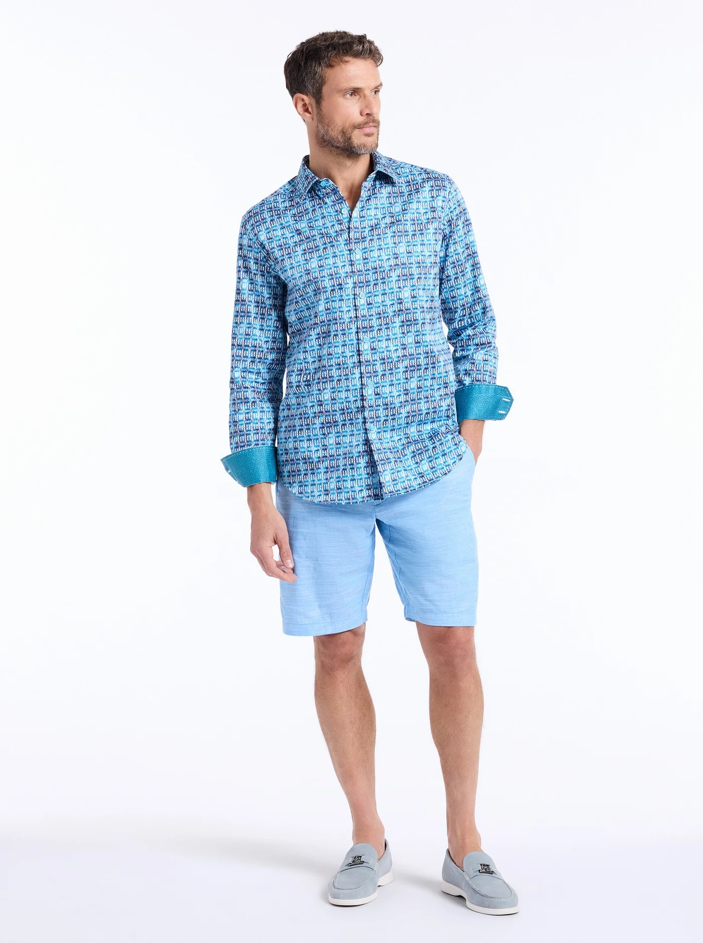 WESTMORELAND LONG SLEEVE BUTTON DOWN SHIRT - Image 7