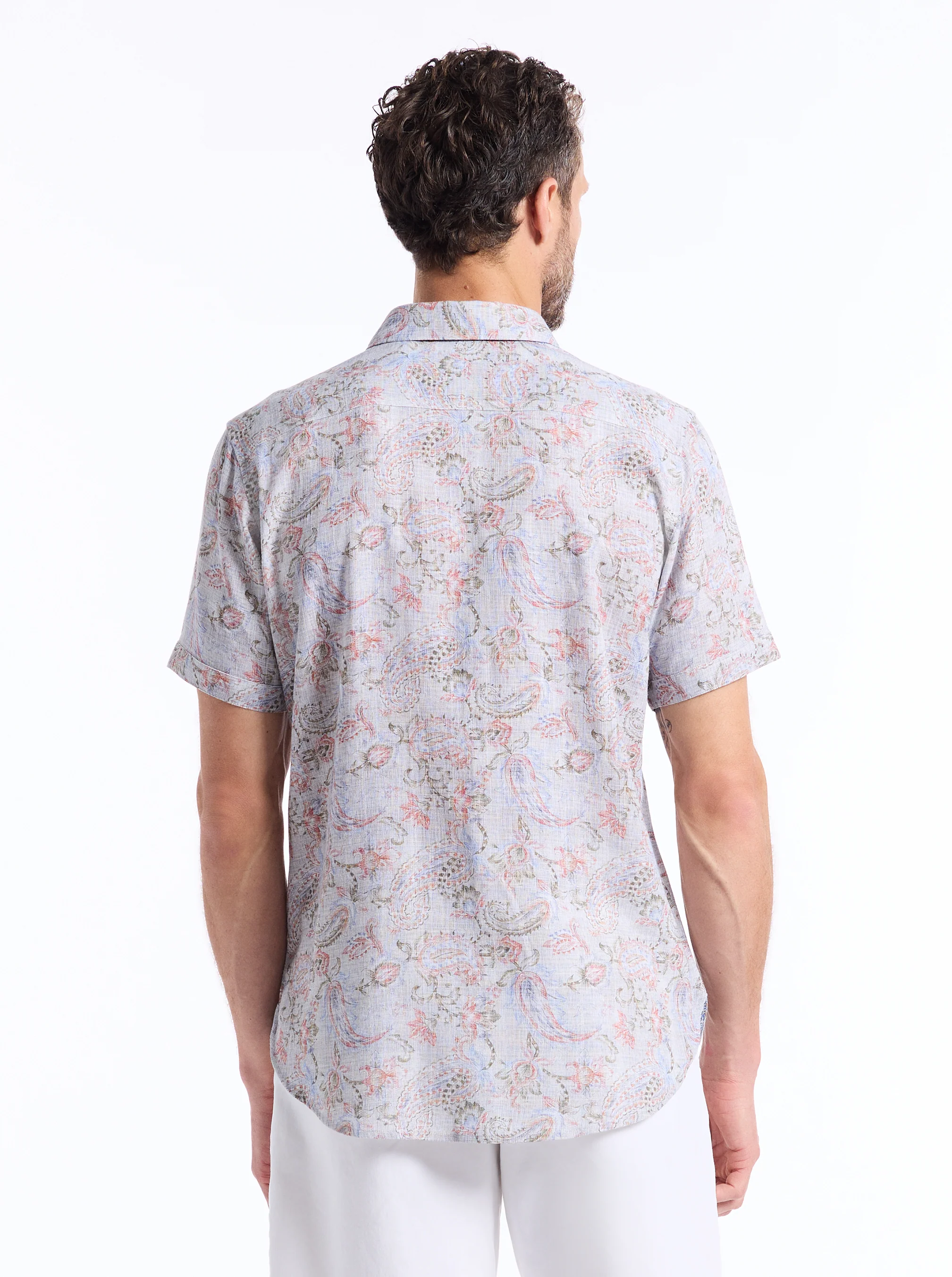 WINDSONG SHORT SLEEVE BUTTON DOWN SHIRT - Image 6