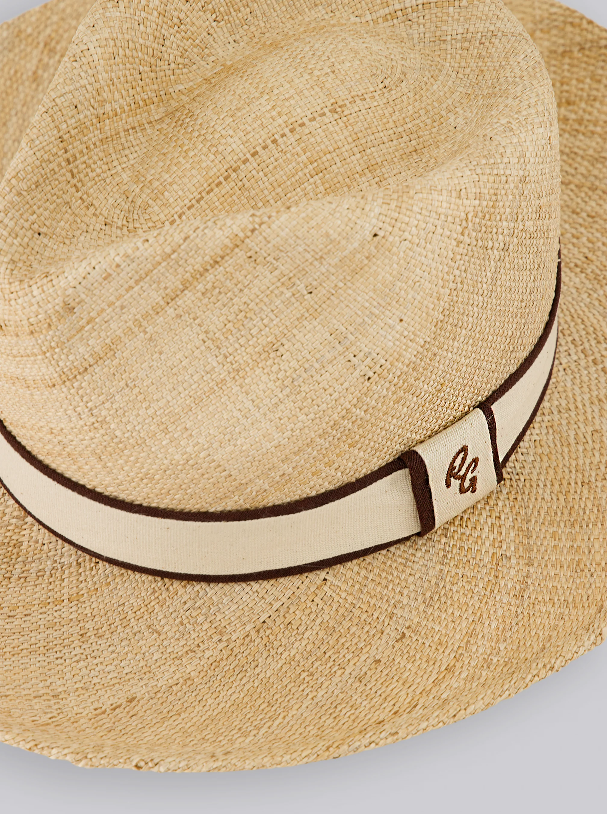WOVEN STRAW FEDORA - Image 3