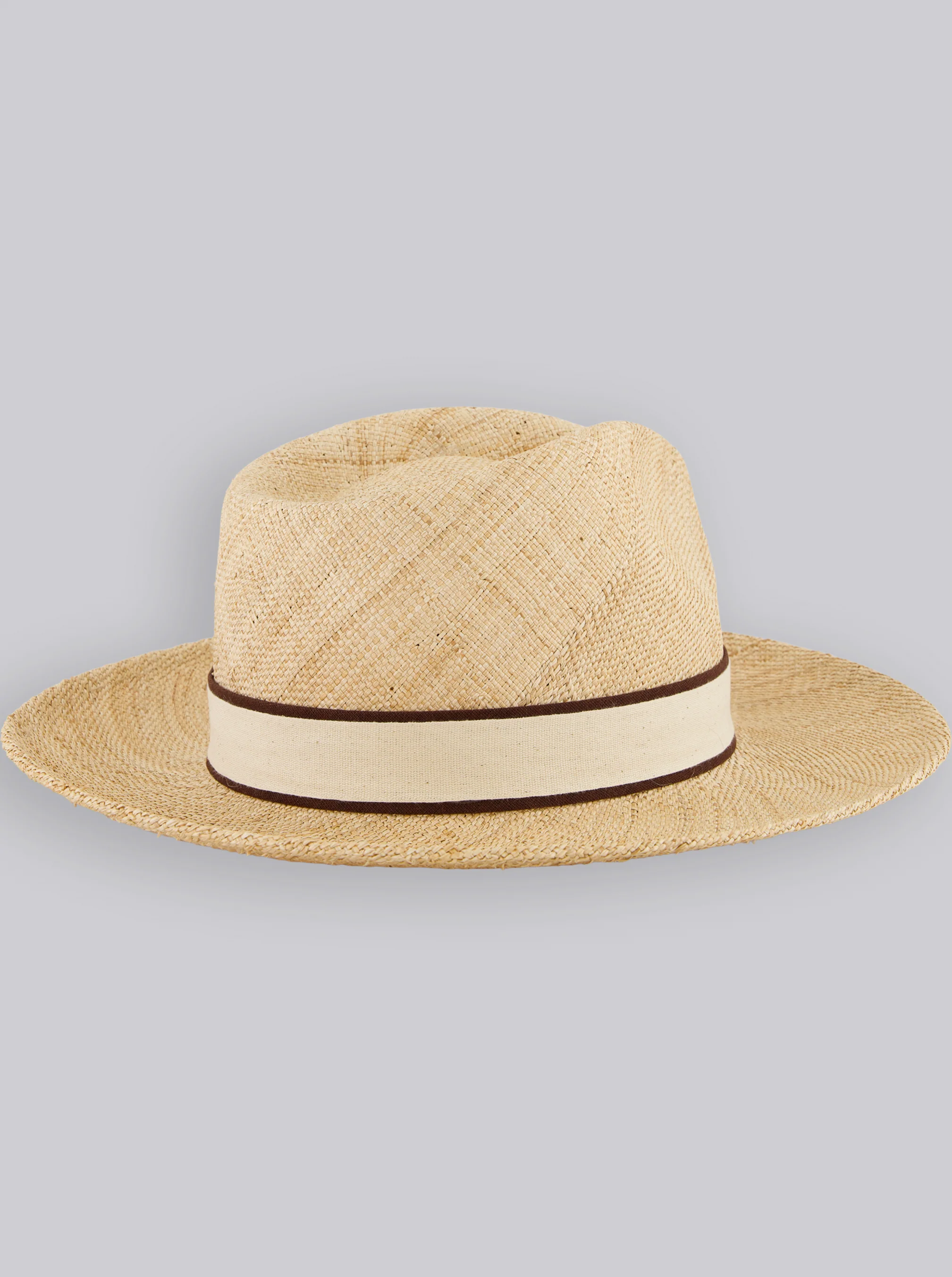 WOVEN STRAW FEDORA - Image 5